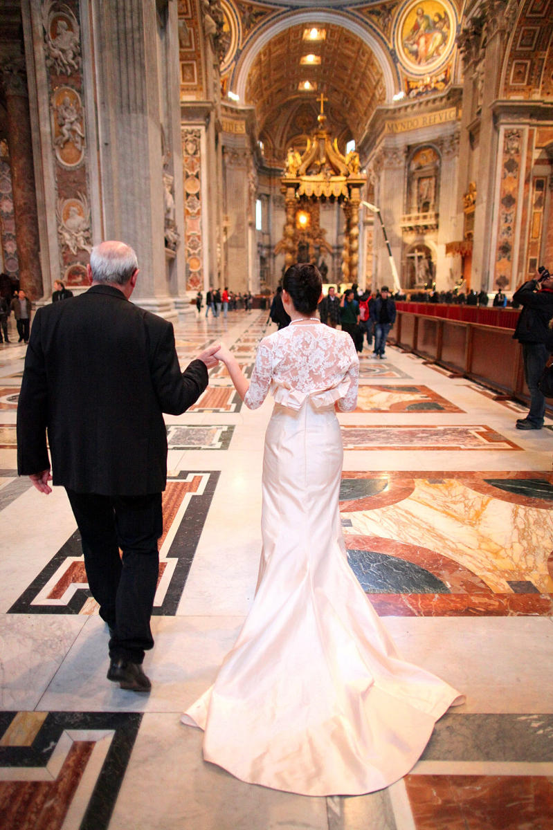 Mae & Larry. Rome, Vatican City 