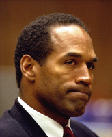 OJ Simpson murder trial. Los Angeles, 1995.