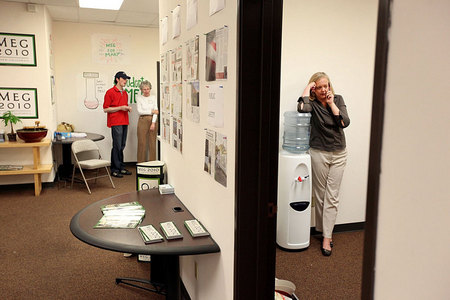 Meg Whitman campaign for the Governor of California. 