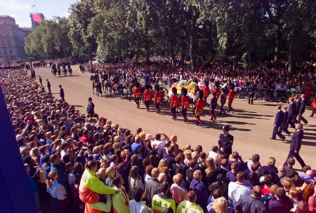 Princess Diana funeral. London, 1997.